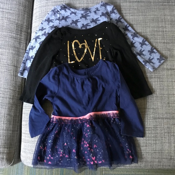 baby girl long sleeve tops